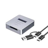 10Gbps M2 NVMe SSD Gaubtas Išorinis M.2 NVMe SSD Kietasis Diskas Aliuminio Korpusas NVMe PCIe Išorinė Dėžė M.2 SSD Dokavimo Stoties Palaiko SD 2.0 Kortelę 2-IN-1 cable
