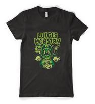 Nemokamas personalizavimas Luigi Mansion Žaidimų Mario Super Suaugusiųjų ir Vaikų Marškinėliai 2XL