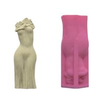 Silicone Plant Pots Mold Vase Mold Human Body Shape Craft Moulds Succulent Planter Molds Silicone Texture for Planter 1