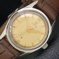 VINTAGE TITONI RANKINIO UŽVEDIMO ŠVEICARIŠKAS VYRIŠKAS ORIGINALAUSINIS Ciferblato LAIKRODIS a703222-1