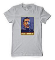 George Floyd I Can't Breathe BLM Black Lives Personalised Unisex Adult T Shirt 2XL