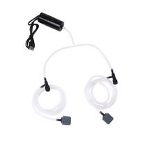 Aquarium Usb Oxygen Air Pump Fish Tank Portable Dual-Hole Silent Air Compressor Aerator Portable Mini Small Oxygenator juoda