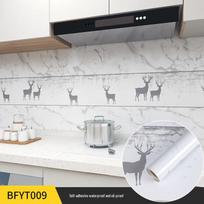 Waterproof & Heat-Resistant Kitchen Oil-Proof Stickers - Self-Adhesive Aluminum Foil for Stovetops & Cabinets 60cm width x 1m