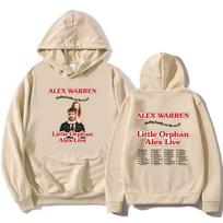 Mažasis našlaitis Alex Live 2026 Hoodies Surasti šeimą kelyje ALEX WARREN Megztiniai ilgomis rankovėmis laisvi su gobtuvu XS