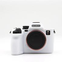 A7R5 minkšto silikono šarvuotas fotoaparato dėklas, skirtas Sony A7R V A7R5 ILCE-7RM5, apsauginis korpuso dangtelis, odelė balta