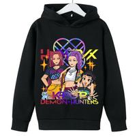 Kids Unisex Hoodies & Sweatshirts KPop Demon Hunters Fashion Children's Hoodie Casual Hoodies 110