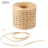 200M/Ritinė Rafijos Šiaudų Verpalai Rankų Darbo Nėrimas Vasaros Skrybėlių Krepšių Nėrimo Verpalai DIY Laido Amatai Virvės Laidas Rankdarbiams Medžiaga