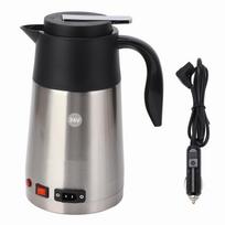 Nešiojamas 1200 ml didelės talpos virdulys automobiliui, sunkvežimiui, vandens šildytuvas, butelis kelionėms (24V) L gray