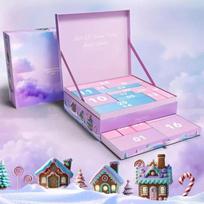 Advent Calendar 2025 24 Days Of Christmas Diamond Painting Countdown Calendar Holiday Gifts for Kid Adult Christmas Supplies violetinė