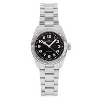 Hamilton Khaki Field Expedition nerūdijančio plieno juodo ciferblato automatinis H70225130 100M vyriškas laikrodis juoda