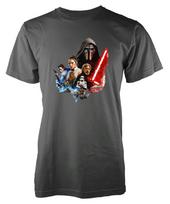 Custom Star Wars Characters Light Saber  Personalised T Shirt - Custom Kids S