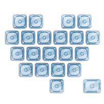 21Pcs PC Blank DIY Heart Keycap Mechanical Keyboards 1U 1.25U MOA Profile No Print Keycap Set for MX Switches skaidri