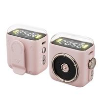 Mini Clock Portable Speaker with Magnetic Feature Bluetooth Small Speaker Gift for Outdoor Long Battery Life Support TF Card juoda