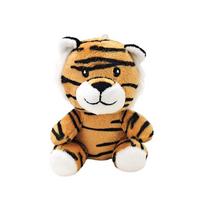 Mini miško gyvūnų minkštas pliušinis žaislas Sėdintis liūtas Tigras Dramblys Beždžionė Leopardas Žirafa Lėlė Raktų pakabukas Vaikams Gimtadienio dovanos 10CM gintaras