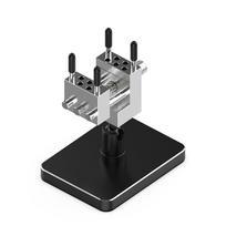 Compact Aluminum Hobby Clamp Vise with 14 Position Spring Loaded Jaw and Antislip Silicone Rod Suitable for Model Making 1