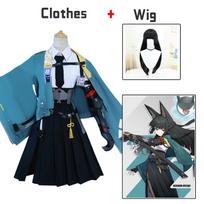 Hoshimi Miyabi Cosplay Zenless Zone Zero Kostiumas Šešių Kursų Galvos Tuščiaviduris Specialiųjų Operacijų Departamentas Helovino Karnavalo Apranga XS
