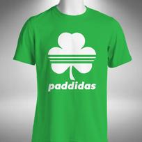 Paddidas T-shirt Juokinga Šv. Patriko diena Airija Keturlapis Mažas iki 5XL M