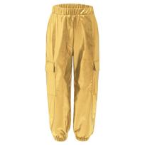 Unisex vaikams metalinio blizgesio kelnės su elastine juosta Hip Hop Džiazo šokio kelnės 5-6 Years sidabras