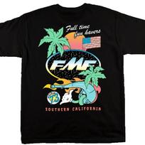 2025 Nauji vyriški marškinėliai moteriški DAY GLO TEE FMF Racing marškinėliai medvilniniai retro trumparankoviai marškinėliai vyriški viršutiniai drabužiai gatvės stiliaus marškinėliai S juoda