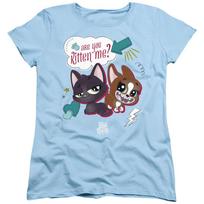 Littlest Pet Shop Ar tu mane kačiukini? Moteriški marškinėliai šviesiai mėlyni XL
