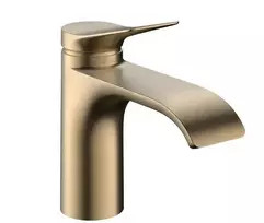 Hansgrohe Vivenis – praustuvo maišytuvas su išleidimo vožtuvu, EcoSmart, CoolStart, šlifuotas bronzos spalvos 75014140