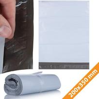 Kurjeriniai vokai Rosfix 200x350 mm – Atsparūs vandeniui, Tvirta LDPE plėvelė, 100 vnt. komplektas