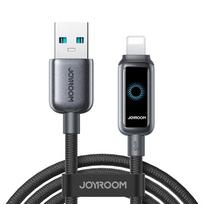 Joyroom S-A55 StarFlight 3A USB-A - Lightning laidas 1.2m - juodas