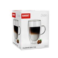 Dvigubo stiklo puodelis 360 ml.
