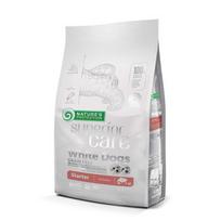 NATURE'S PROTECTION Superior Care White Dogs Grain Free Starter Salmon - sausas maistas šuniukams baltu kailiuku - 1,5 kg