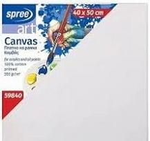 Drobė ant porėmio 40x50, 300g/m2, medvilnė, Spree