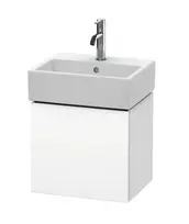 Duravit L-Cube - Praustuvo spintelė 40×43×34 cm, 1 durelėmis, vyriai kairėje, matinė balta LC6245L1818