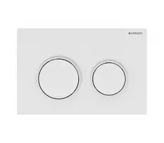Geberit Omega20 - nuleidimo plokštelė, balta 115.085.11.1