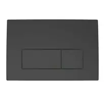 Geberit Delta50 - mygtuko plokštelė, matinės juodos spalvos 115.119.14.1