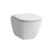 Laufen Lua - Pakabinamas unitazas, be rėmelio, LCC, baltas H8200834000001
