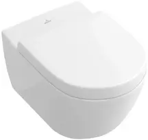 Villeroy & Boch Subway 2.0 - pakabinamas unitazas, Aquareduct, su CeramicPlus, Alpine White 560010R1