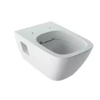 Geberit Selnova Square - Pakabinamas unitazas, montuojamas ant sienos, 530x360 mm, be rėmelio, baltas 501.546.01.1