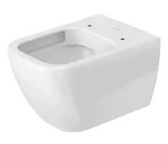 Duravit Happy D.2 - Pakabinamas unitazas, be rėmelio, su WonderGliss, Alpine White 22220900001