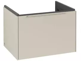 Villeroy & Boch Subway 3.0 - Praustuvo spintelė, 62x43x48 cm, 1 stalčius, kašmyro pilka C57502VN