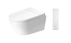 Duravit SensoWash D-Neo - Elektroninis dušinis unitazas su keramika, pakabinamas, HygieneGlaze, be rėmelio, švelnaus uždarymo, baltas 654000012004300