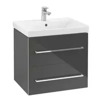 Villeroy & Boch Avento – kosmetinė, 58x51x45 cm, 1 stalčius, krištolo pilka A88900B1