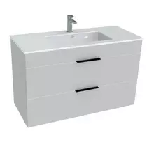 Jika Cube - Spintelė su praustuvu, 98x42x62 cm, balta H4536521763001