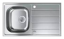 Grohe kriauklė - K200 su automatiniu išleidimo angos mechanizmu, 86x50 cm, šlifuoto nerūdijančio plieno 31552SD1