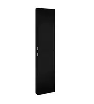Jika Pure - Aukšta spintelė 180x40x13 cm, 2 durys K/D, matinė juoda H43J2352303531