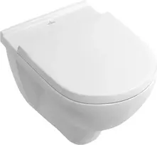 Villeroy & Boch O.novo - Pakabinamas unitazo komplektas su dangčiu, 360x560 mm, Combi Pack, CeramicPlus 5660H1R1