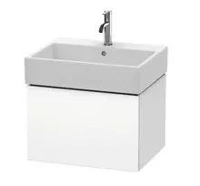 Duravit L-Cube - Spintelė praustuvui 39×58×46 cm, 1 stalčius, matinė balta LC617501818