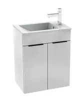 Jika Cube - Praustuvas su spintele, 49x33x61 cm, baltas H4536411763001