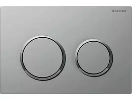 Geberit Omega20 - Valdymo plokštelė, lengvai valoma, matinio chromo / blizgaus chromo 115.085.JQ.1