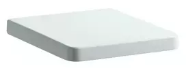 Laufen Living City - Tualeto sėdynė su dangčiu, 468 x 368 mm, su švelnaus uždarymo mechanizmu, antibakterinis padengimas, balta H8924343000001