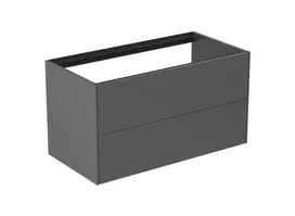 Ideal Standard - Praustuvo spintelė, 100x54x51 cm, 2 stalčiai, matinė antracito spalva T4357Y2
