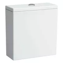 Laufen Pro - Tualeto bakelis 37x15 cm, vandens prijungimas gale, baltas H8299510009711